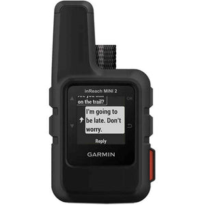 Garmin inReach Mini 2 Satellite Communicator Black with Battery Charger Bundle