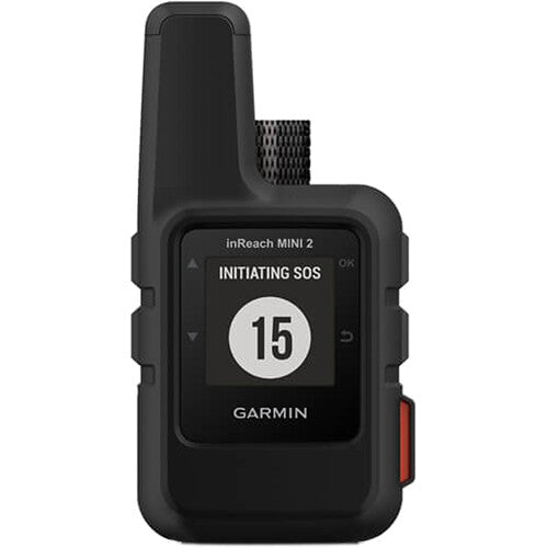 Garmin inReach Mini 2 Satellite Communicator Black with Battery Charger