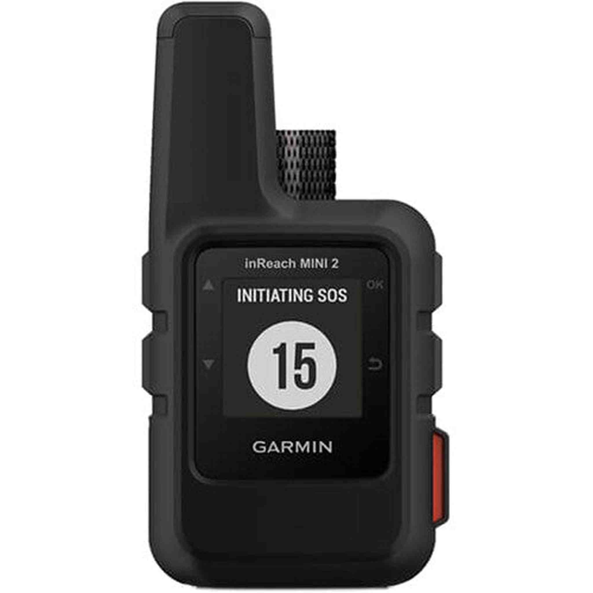 Garmin inReach Mini 2 Satellite Communicator Black with Battery Charger Bundle