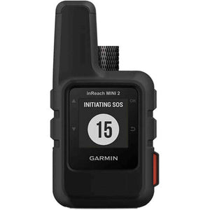 Garmin inReach Mini 2 Satellite Communicator Black with Battery Charger Bundle