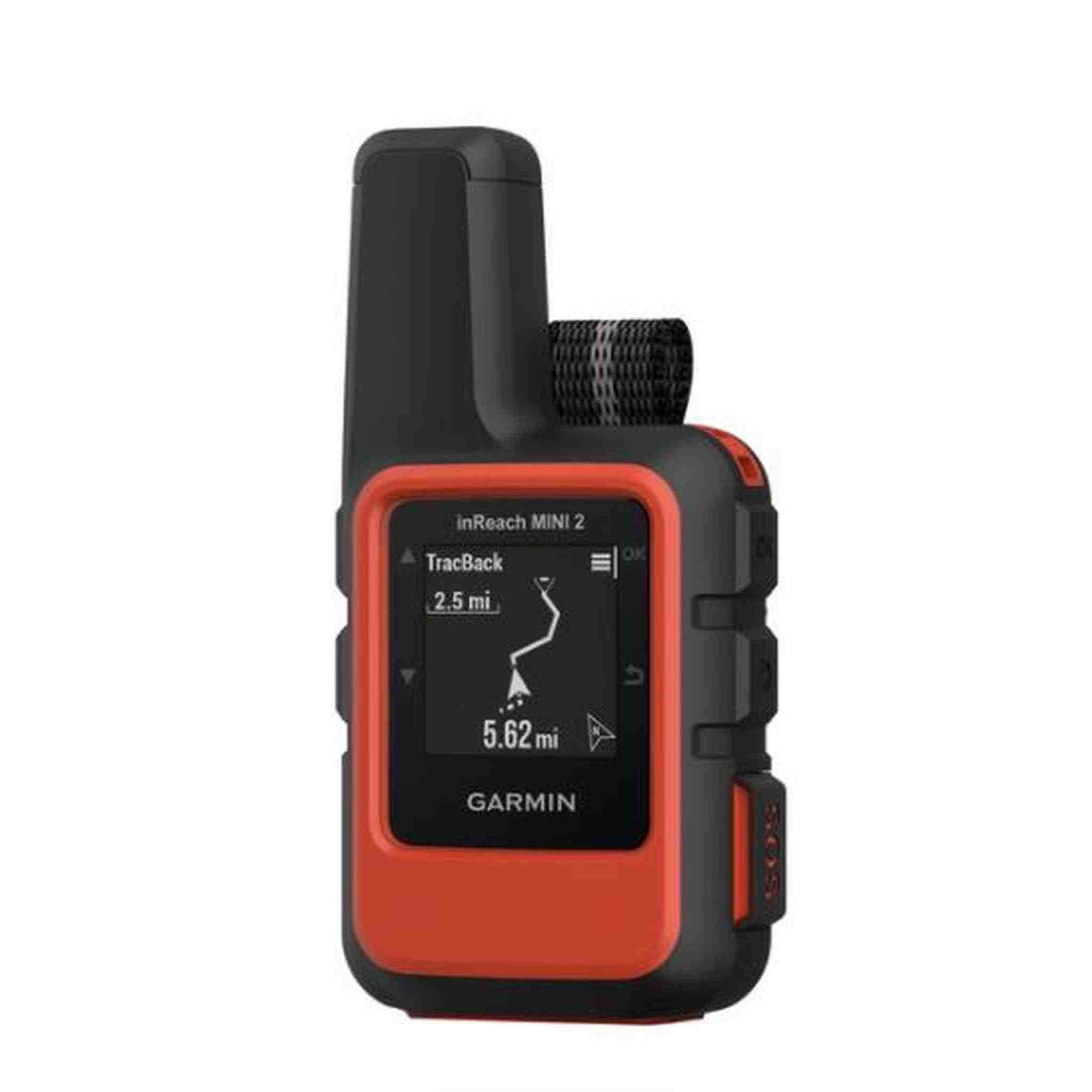Garmin inReach Mini 2 Satellite Communicator Flame Red with Battery Charger