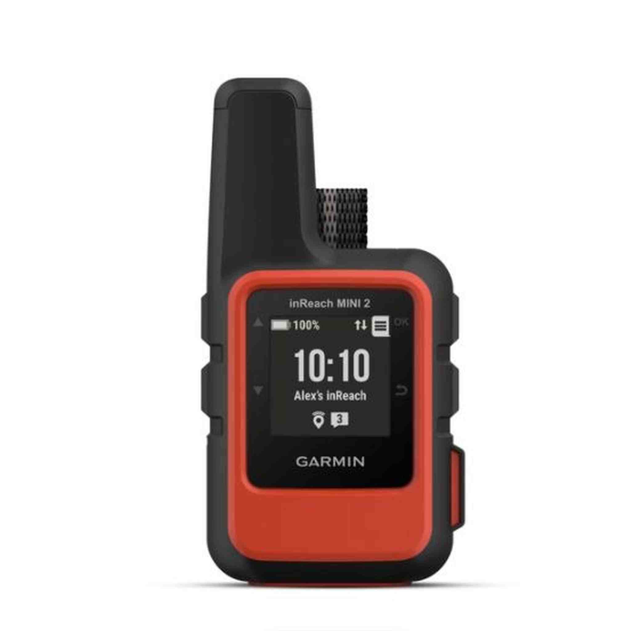 Garmin inReach Mini 2 Satellite Communicator Flame Red with Battery Charger