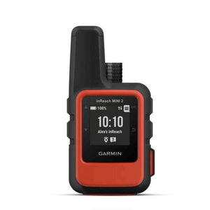 Garmin inReach Mini 2 Satellite Communicator Flame Red with Battery Charger