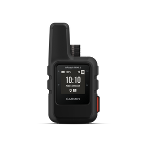 Garmin inReach Mini 2 Satellite Communicator Black with Battery Charger Bundle