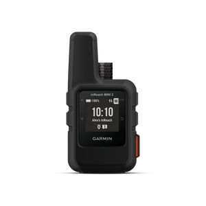 Garmin inReach Mini 2 Satellite Communicator Black with Power Adapters Bundle