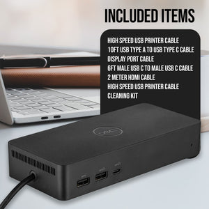 Dell Universal Dock UD22 USB-C Docking Station Bundle with Accessories