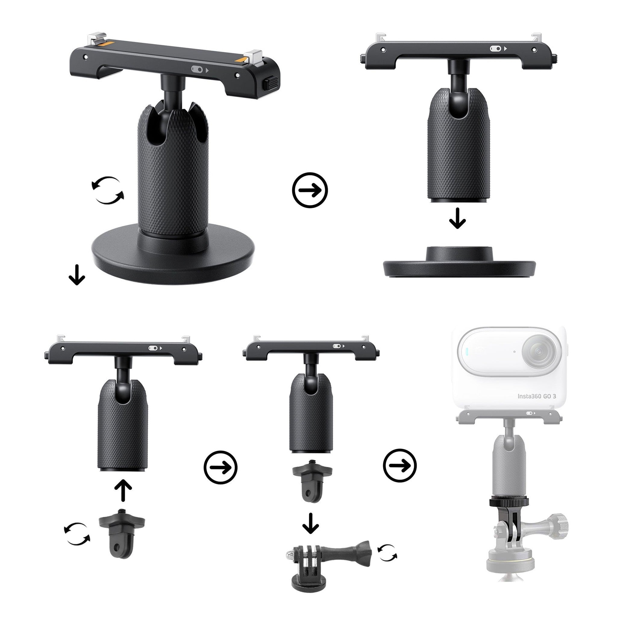 Insta360 GO 3S 128GB Edition + Selfie Stick + Tripod + 50-in-1 Accessory Kit + More Insta360