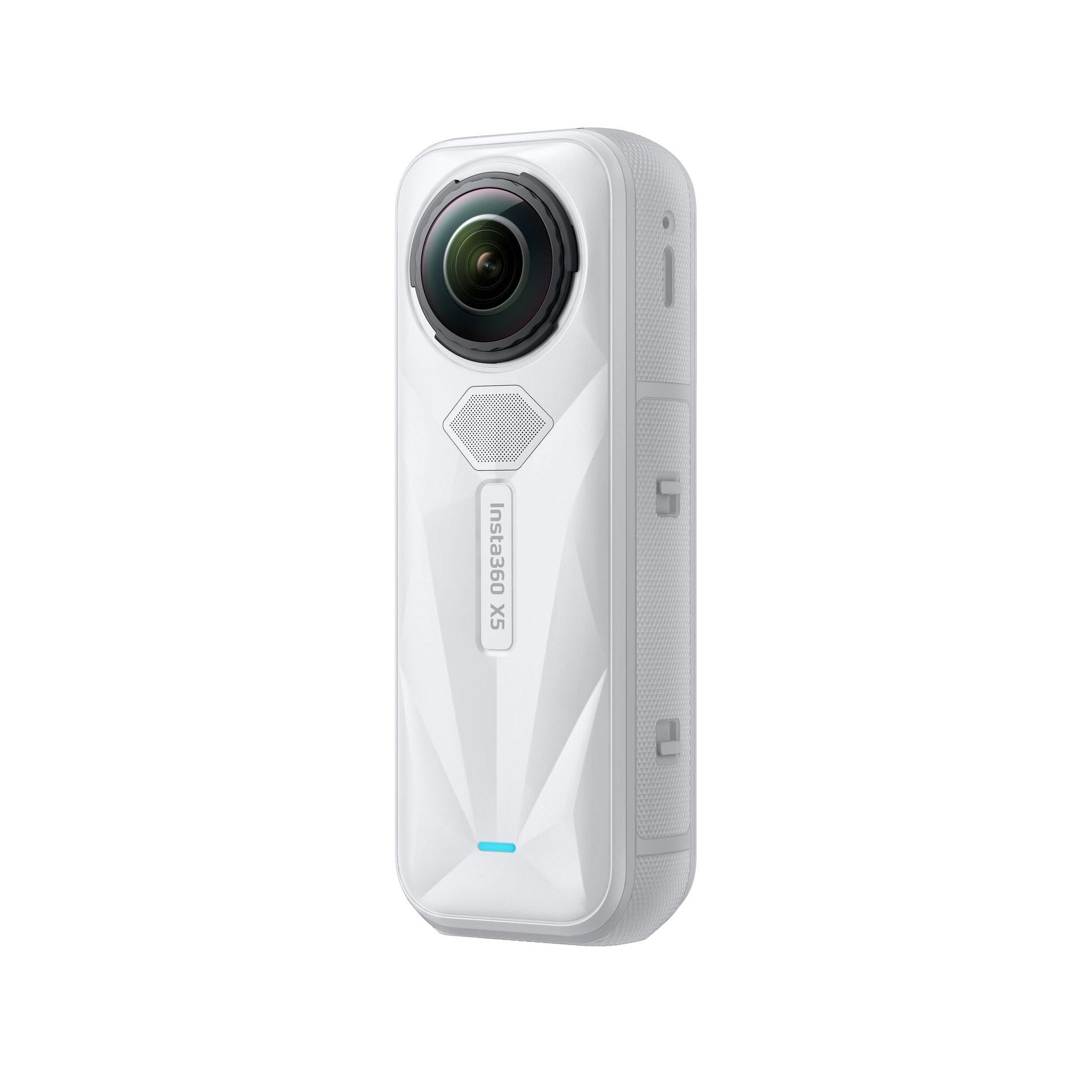 Insta360 X5 Satin White - Waterproof 8K 360° Action Camera, Leading Low Light, Invisible Selfie Stick Effect, Rugged and Replaceable Lens, 3-Hour Battery, Built-in Wind Guard, Stabilization