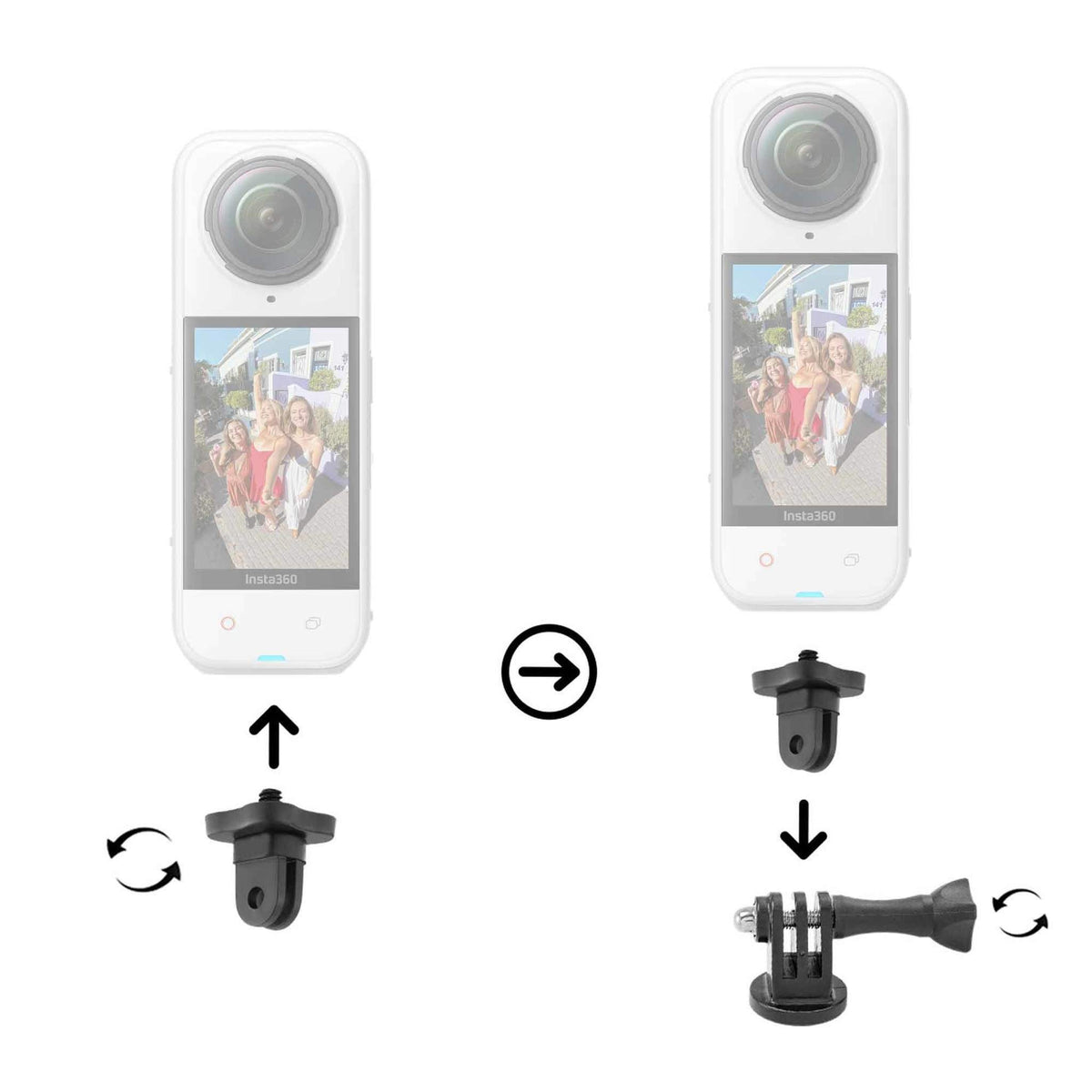Insta360 X5 8K 360 Waterproof Action Camera White
