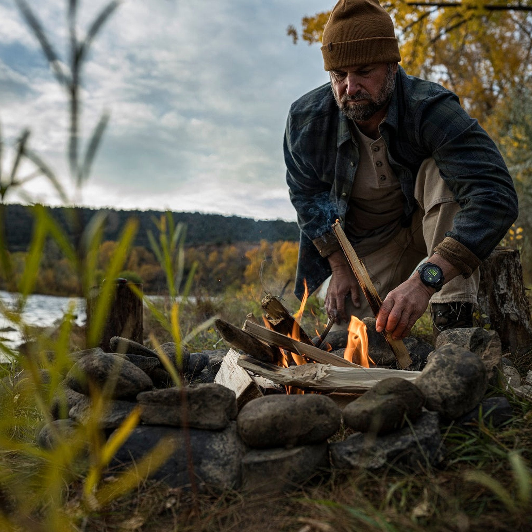 Garmin Instinct 3 50mm Outdoor GPS Smartwatch, 24 Days of Battery Life Charcoal