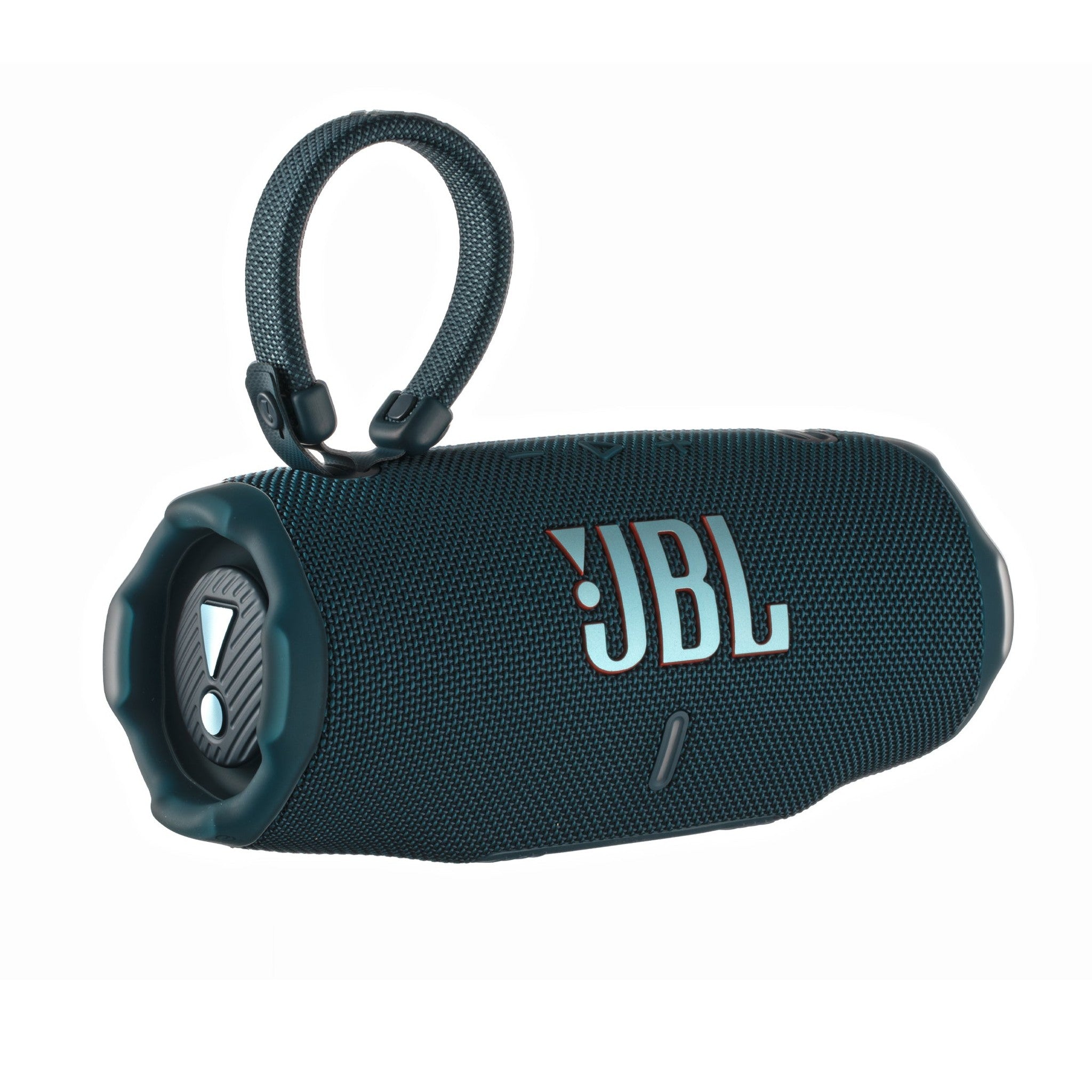 JBL Charge 6 - Portable Waterproof & Drop-Proof Bluetooth Speaker, Bold Pro Sound with AI Sound Boost, 28Hrs of Playtime, Built-in powerbank & Comes with a Sturdy/Removable Carrying Strap Blue
