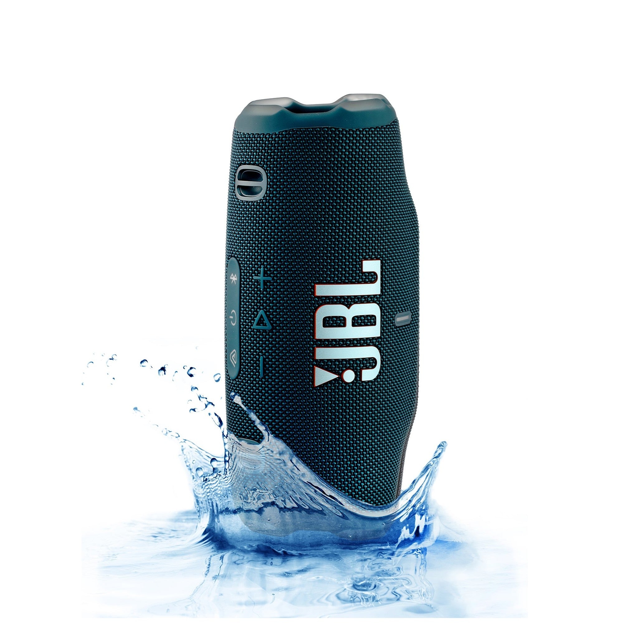 JBL Charge 6 - Portable Waterproof & Drop-Proof Bluetooth Speaker, Bold Pro Sound with AI Sound Boost, 28Hrs of Playtime, Built-in powerbank & Comes with a Sturdy/Removable Carrying Strap Blue