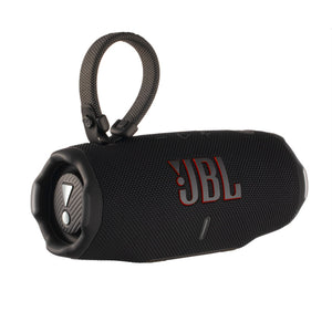 JBL Charge 6 - Portable Waterproof & Drop-Proof Bluetooth Speaker, Bold Pro Sound with AI Sound Boost, 28Hrs of Playtime, Built-in powerbank & Comes with a Sturdy/Removable Carrying Strap Black