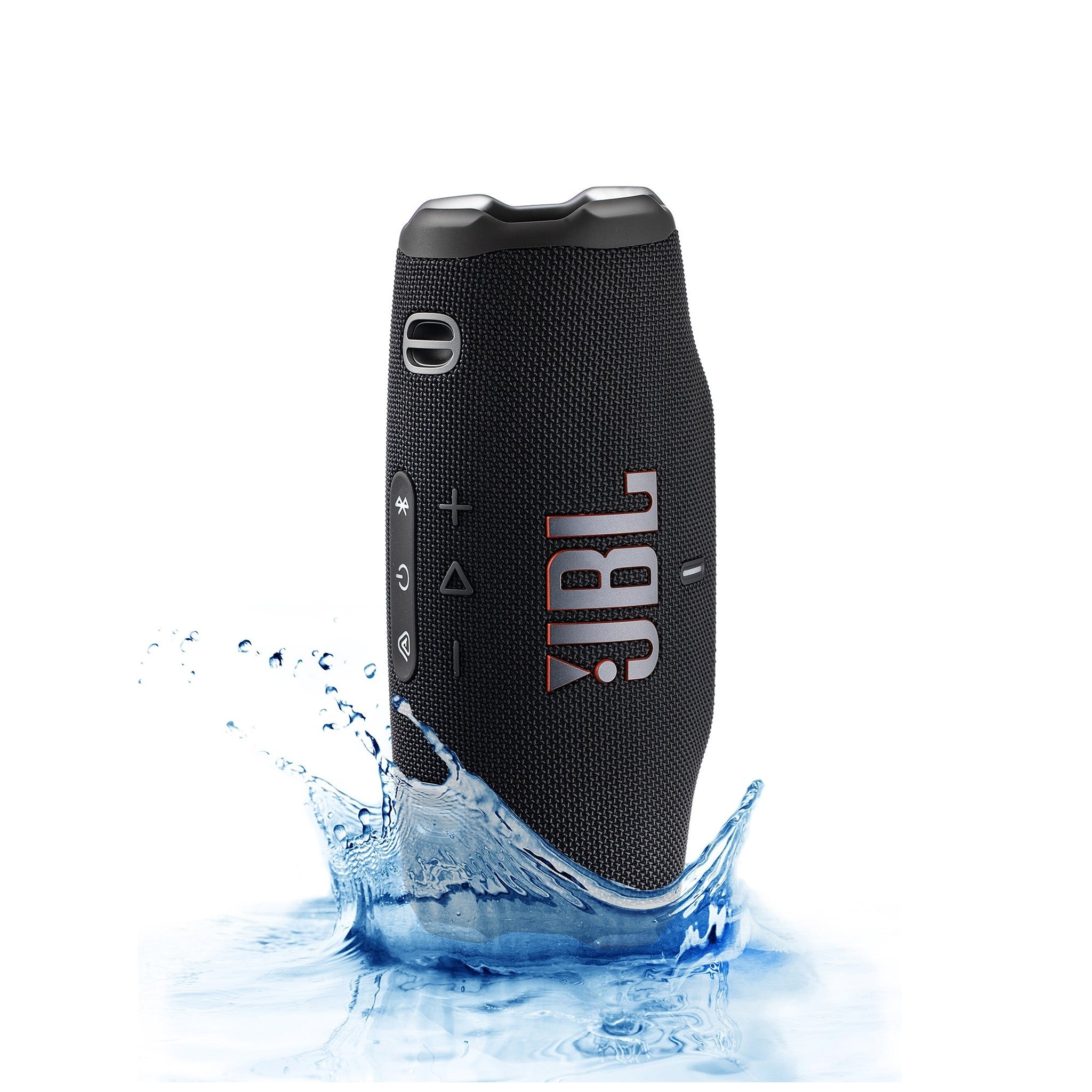 JBL Charge 6 - Portable Waterproof & Drop-Proof Bluetooth Speaker, Bold Pro Sound with AI Sound Boost, 28Hrs of Playtime, Built-in powerbank & Comes with a Sturdy/Removable Carrying Strap Black