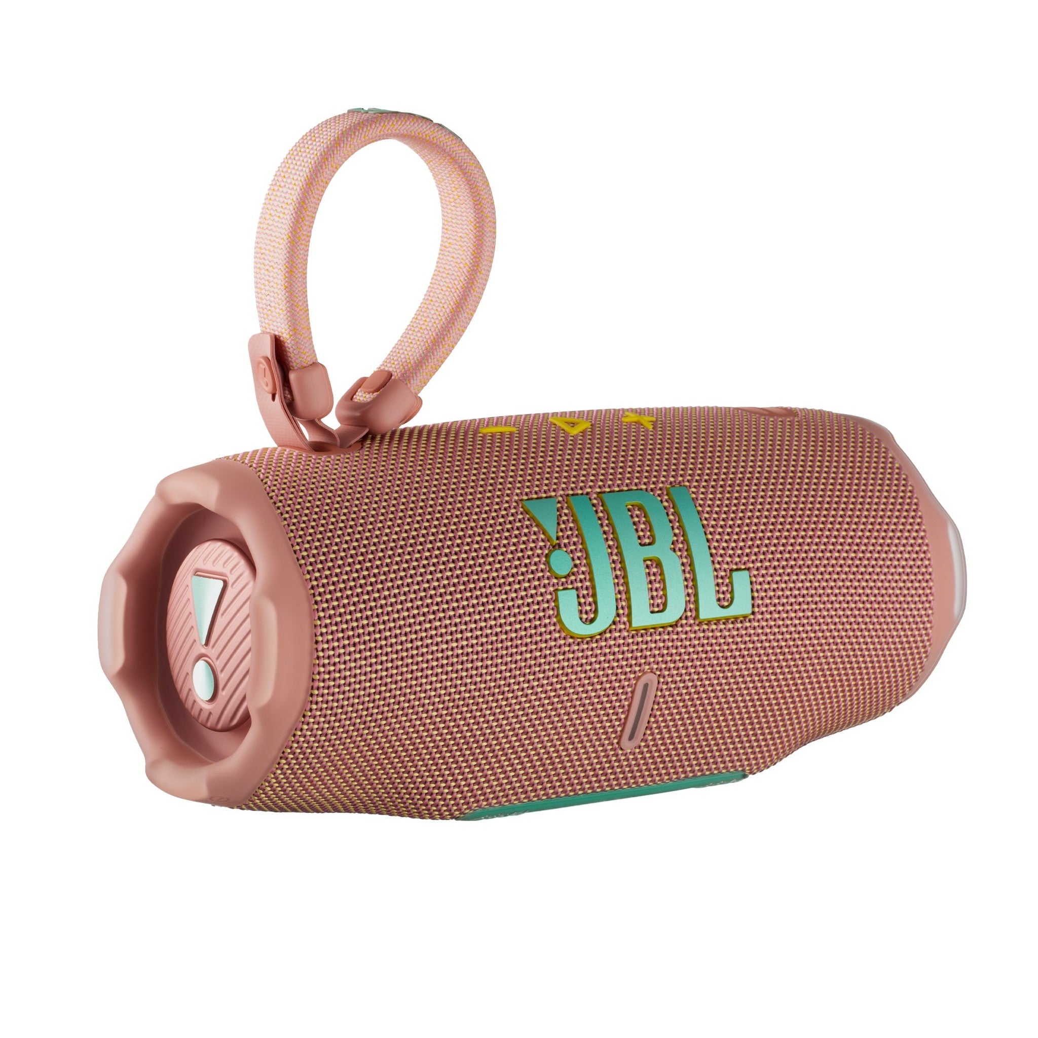 JBL Charge 6 - Portable Waterproof & Drop-Proof Bluetooth Speaker, Bold Pro Sound with AI Sound Boost, 28Hrs of Playtime, Built-in powerbank & Comes with a Sturdy/Removable Carrying Strap Pink