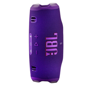 JBL Charge 6 - Portable Waterproof & Drop-Proof Bluetooth Speaker, Bold Pro Sound with AI Sound Boost, 28Hrs of Playtime, Built-in powerbank & Comes with a Sturdy/Removable Carrying Strap Purple