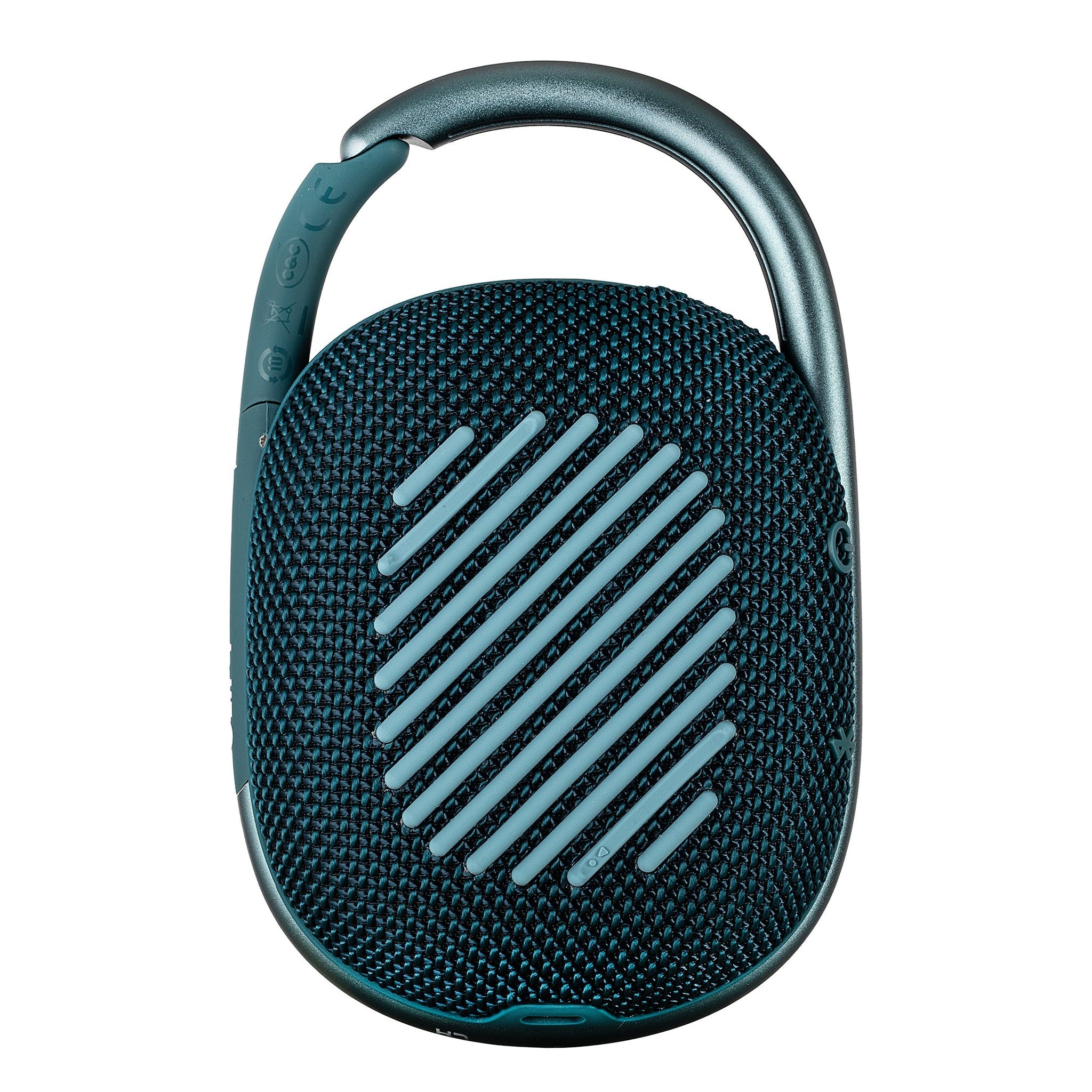 JBL Clip 4 - Portable Mini Bluetooth Speaker, big audio and punchy bass, integrated carabiner, IP67 waterproof and dustproof, 10 hours of playtime, speaker for home, outdoor and travel Blue
