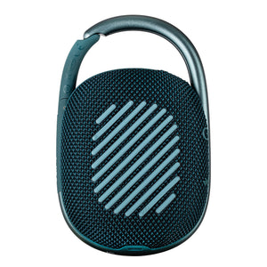 JBL Clip 4 - Portable Mini Bluetooth Speaker, big audio and punchy bass, integrated carabiner, IP67 waterproof and dustproof, 10 hours of playtime, speaker for home, outdoor and travel Blue