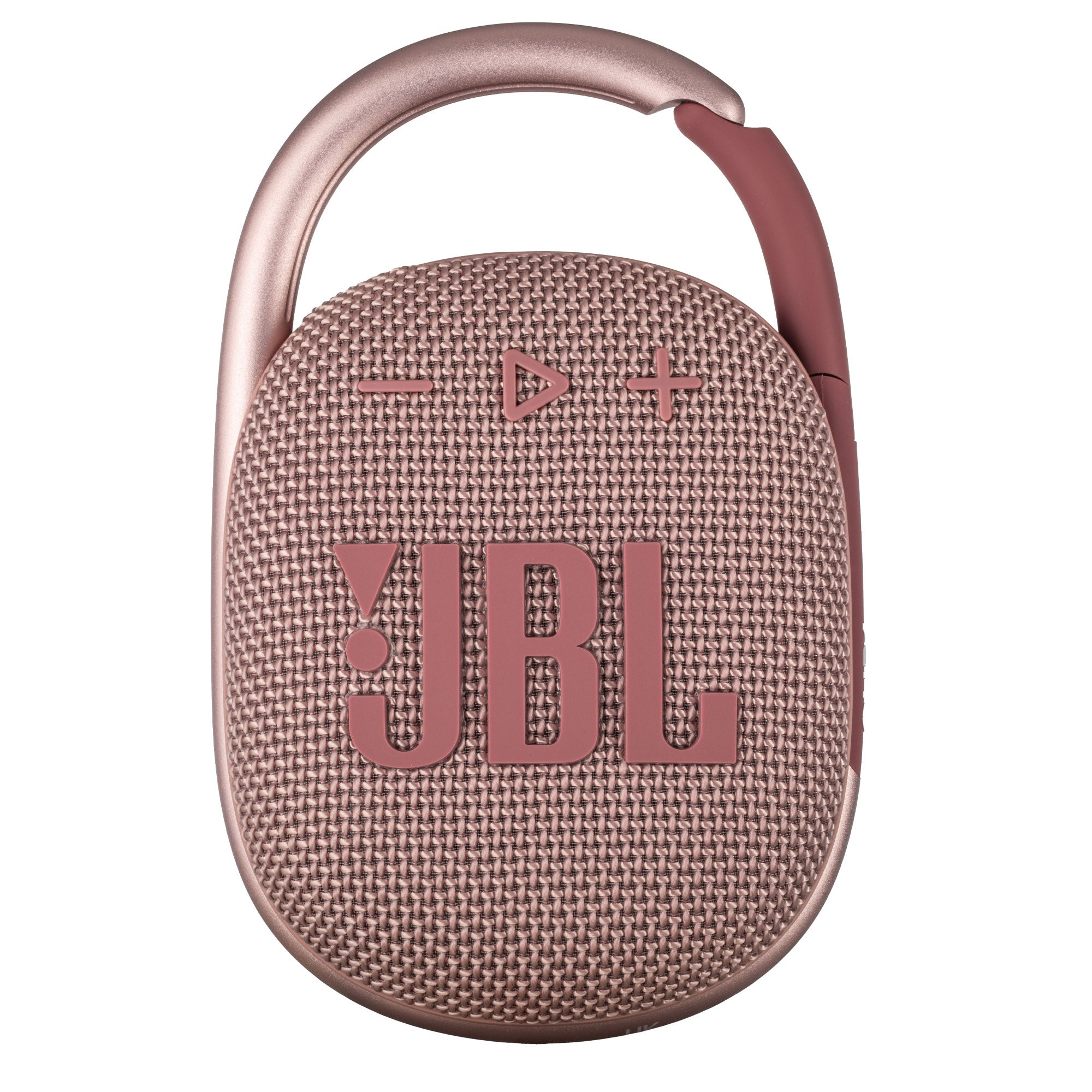 JBL Clip 4 - Portable Mini Bluetooth Speaker, big audio and punchy bass, integrated carabiner, IP67 waterproof and dustproof, 10 hours of playtime, speaker for home, outdoor and travel (Pink)