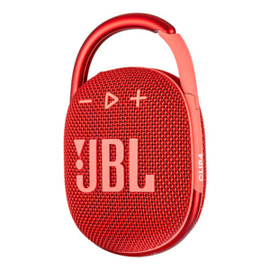JBL Clip 4 - Portable Mini Bluetooth Speaker, big audio and punchy bass, integrated carabiner, IP67 waterproof and dustproof, 10 hours of playtime, speaker for home, outdoor and travel Red