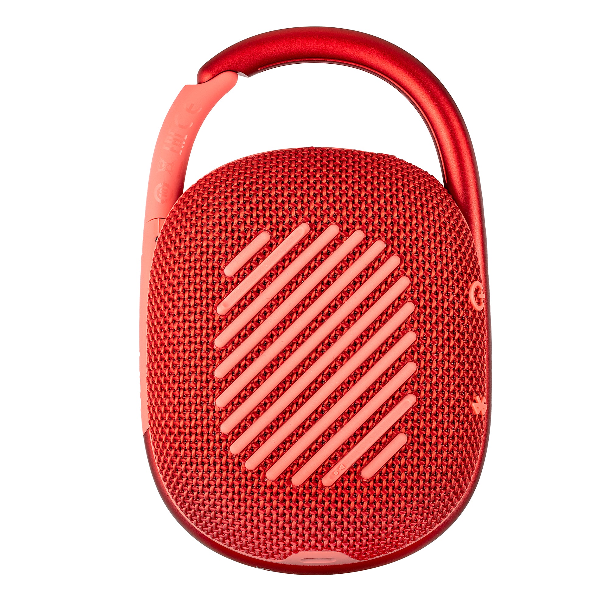 JBL Clip 4 - Portable Mini Bluetooth Speaker, big audio and punchy bass, integrated carabiner, IP67 waterproof and dustproof, 10 hours of playtime, speaker for home, outdoor and travel Red