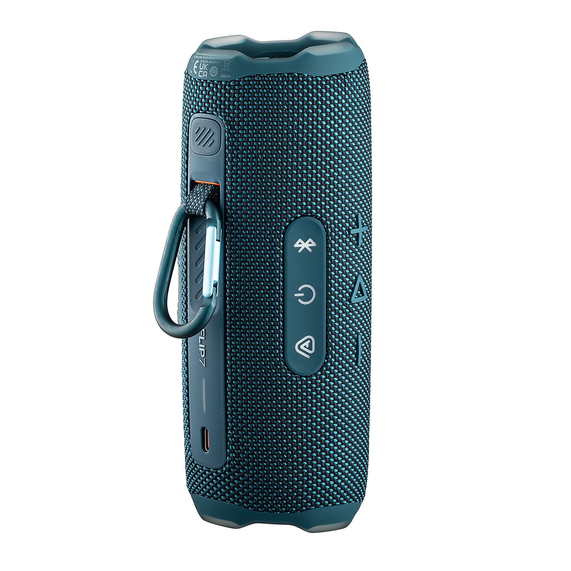 JBL Flip 7 - Portable Waterproof and Drop-Proof Speaker, Bold Pro Sound with AI Sound Boost, 16Hrs of Playtime, and PushLock System with Interchangeable Accessories Blue