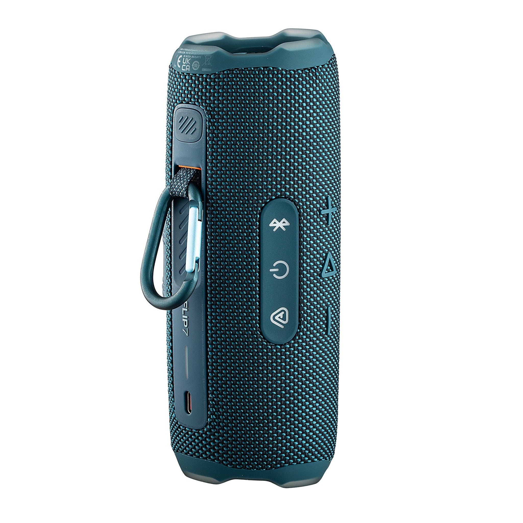 JBL Flip 7 - Portable Waterproof and Drop-Proof Speaker, Bold Pro Sound with AI Sound Boost, 16Hrs of Playtime, and PushLock System with Interchangeable Accessories Blue