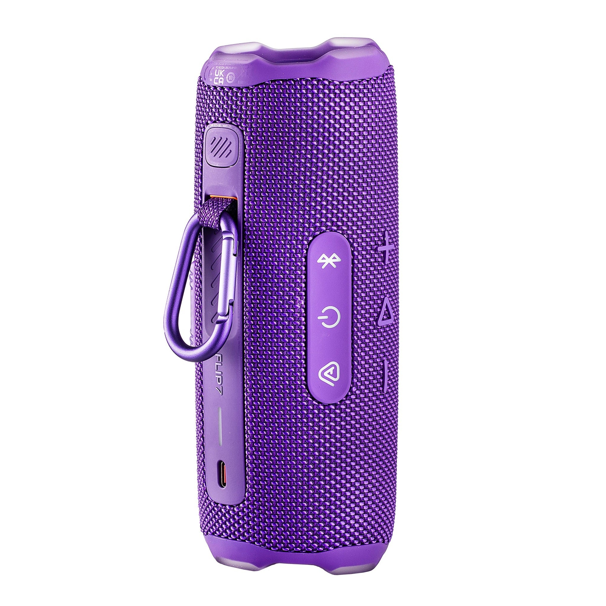 JBL Flip 7 - Portable Waterproof and Drop-Proof Speaker, Bold Pro Sound with AI Sound Boost, 16Hrs of Playtime, and PushLock System with Interchangeable Accessories Purple