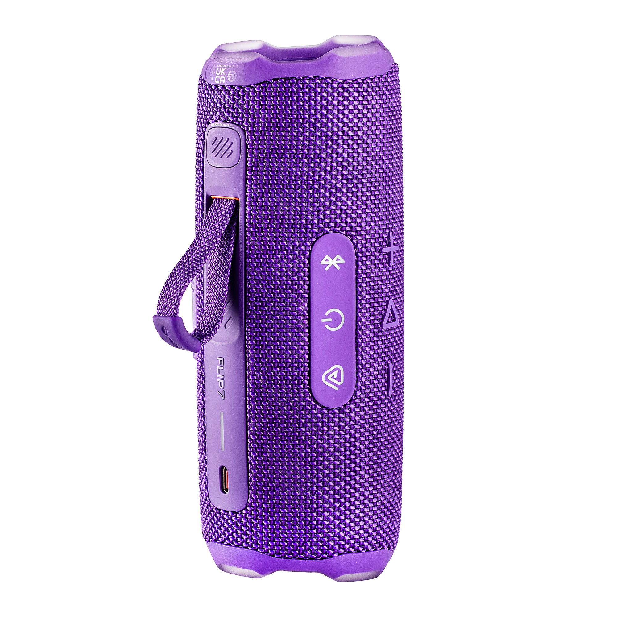 JBL Flip 7 - Portable Waterproof and Drop-Proof Speaker, Bold Pro Sound with AI Sound Boost, 16Hrs of Playtime, and PushLock System with Interchangeable Accessories Purple