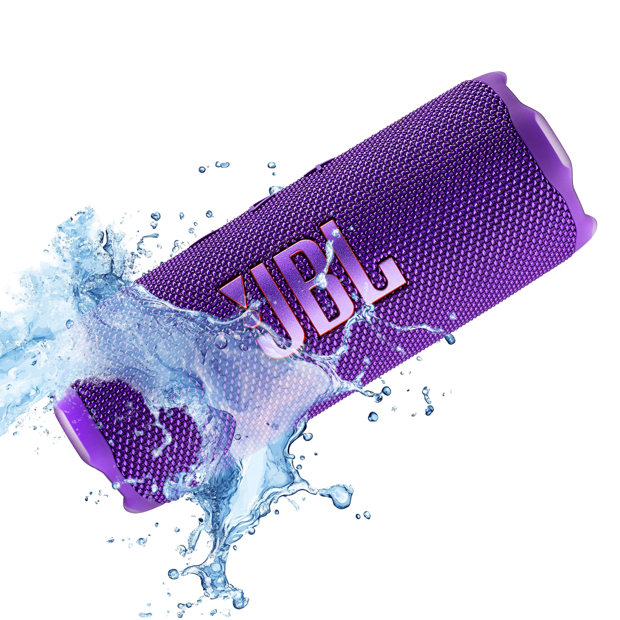 JBL Flip 7 - Portable Waterproof and Drop-Proof Speaker, Bold Pro Sound with AI Sound Boost, 16Hrs of Playtime, and PushLock System with Interchangeable Accessories Purple