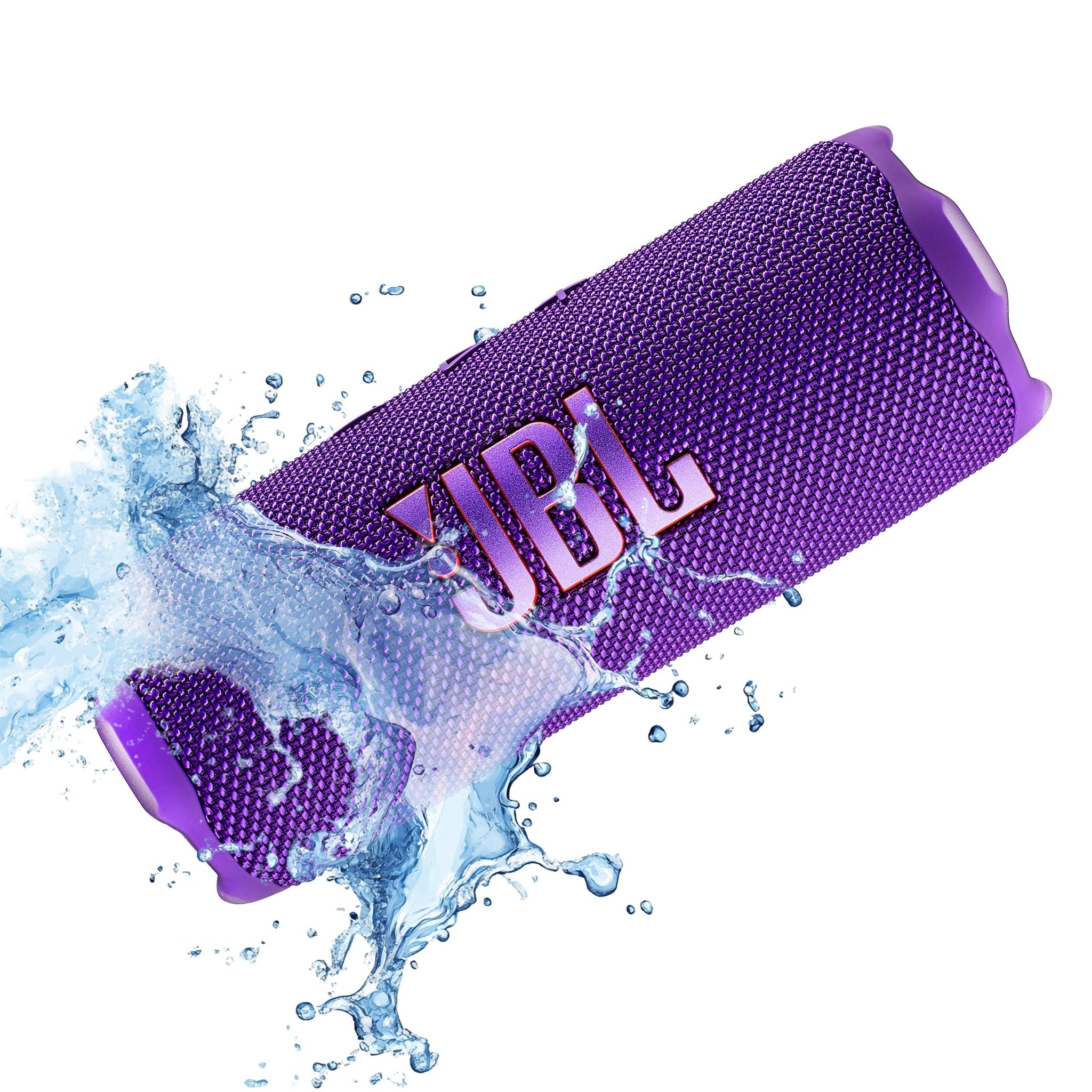 JBL Flip 7 - Portable Waterproof and Drop-Proof Speaker, Bold Pro Sound with AI Sound Boost, 16Hrs of Playtime, and PushLock System with Interchangeable Accessories Purple