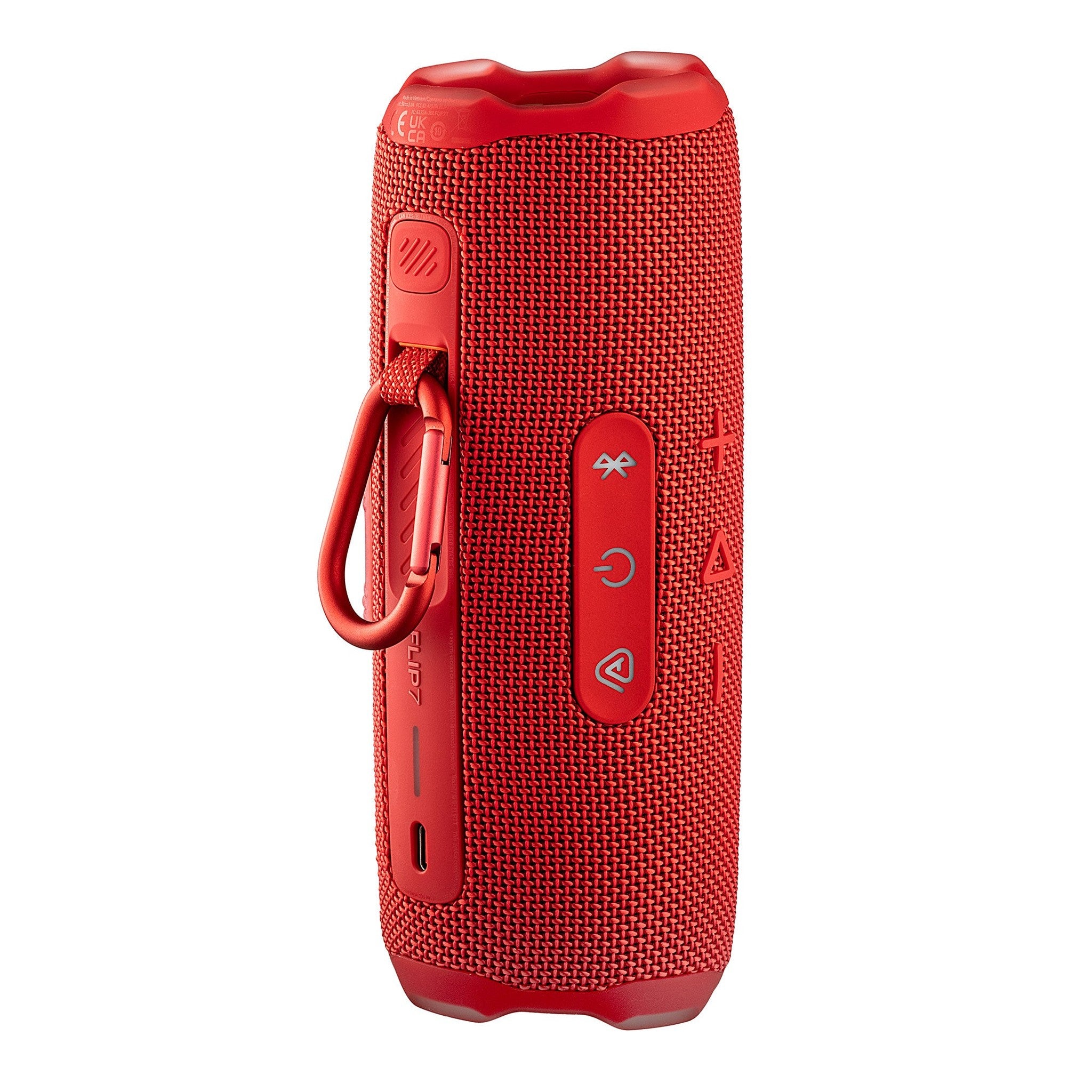 JBL Flip 7 - Portable Waterproof and Drop-Proof Speaker, Bold Pro Sound with AI Sound Boost, 16Hrs of Playtime, and PushLock System with Interchangeable Accessories Red