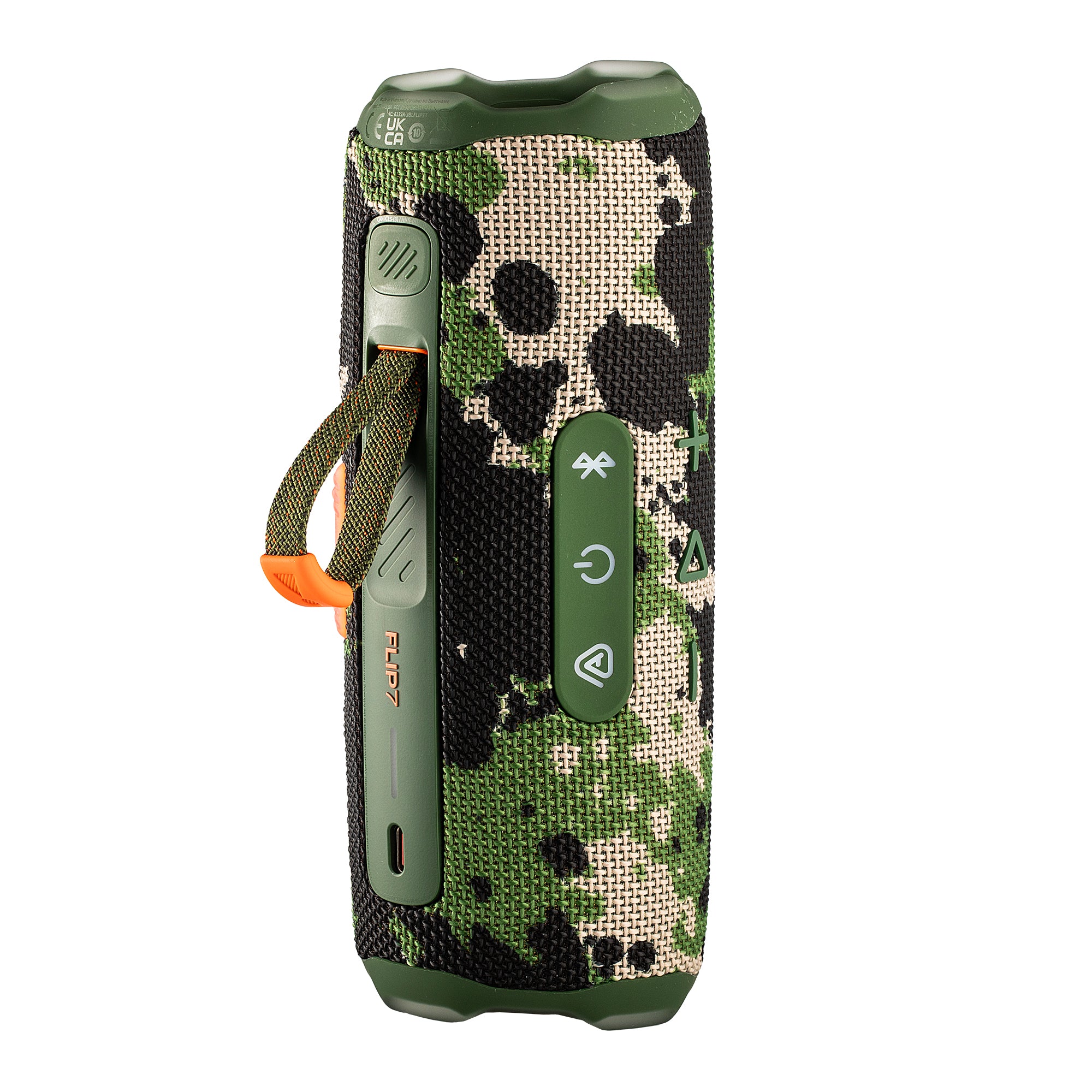 JBL Flip 7 - Portable Waterproof and Drop-Proof Speaker, Bold Pro Sound with AI Sound Boost, 16Hrs of Playtime, and PushLock System with Interchangeable Accessories Squad