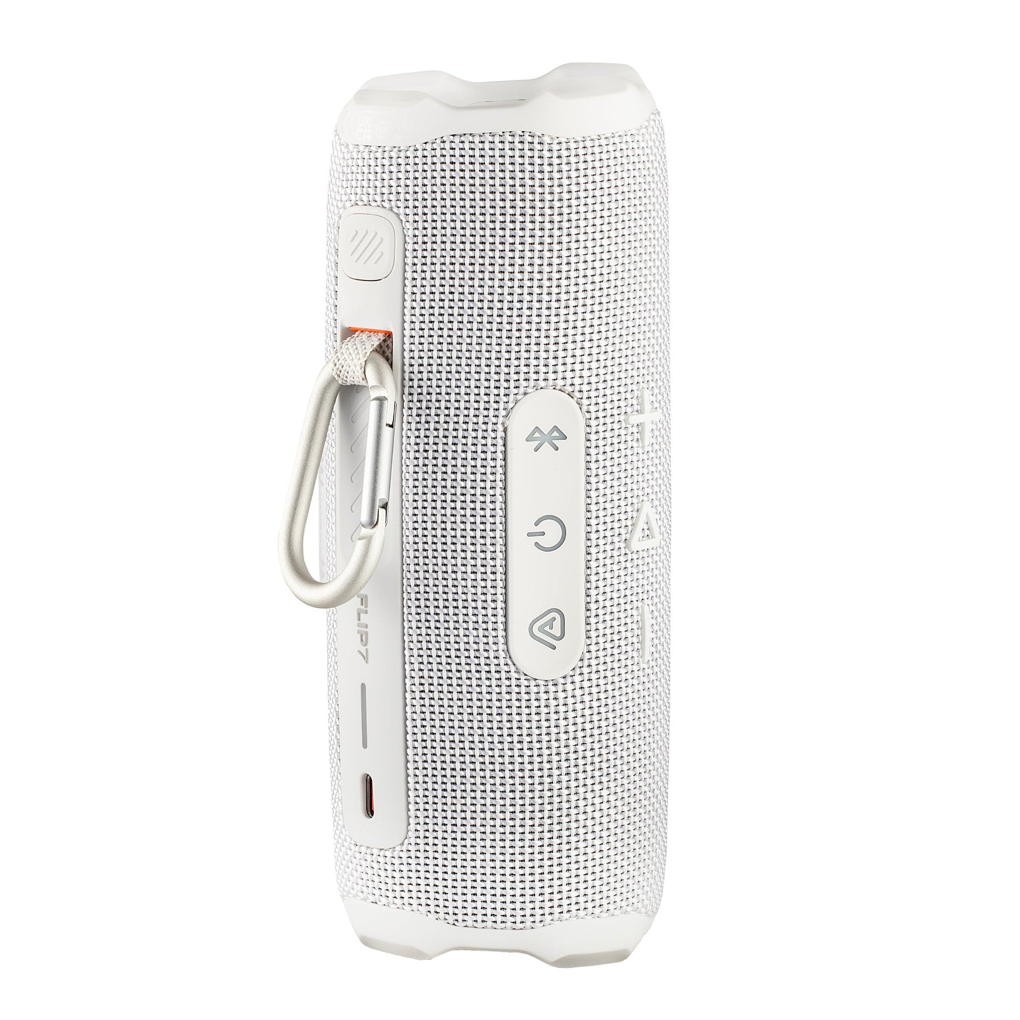 JBL Flip 7 - Portable Waterproof and Drop-Proof Speaker, Bold Pro Sound with AI Sound Boost, 16Hrs of Playtime, and PushLock System with Interchangeable Accessories White