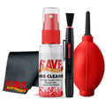 Camera Accessory Kit – Tabletop Tripod, Lens Cleaning Kit, LCD Screen Protectors, Blower Brush & Lens Pen