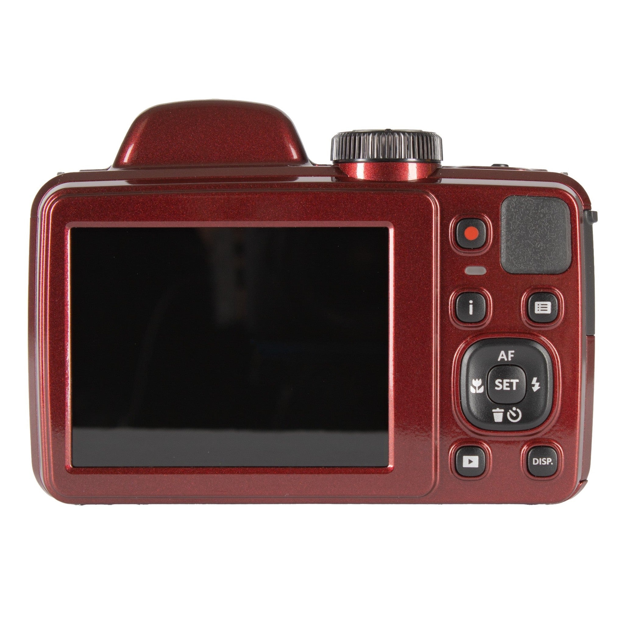 KODAK Pixpro Astro Zoom AZ405 Digital Camera Bridge, X40 Zoom, 24 mm Wide Angle, 20 Megapixels, LCD 3, Full HD 1080p Video, OIS, AA Battery - Red