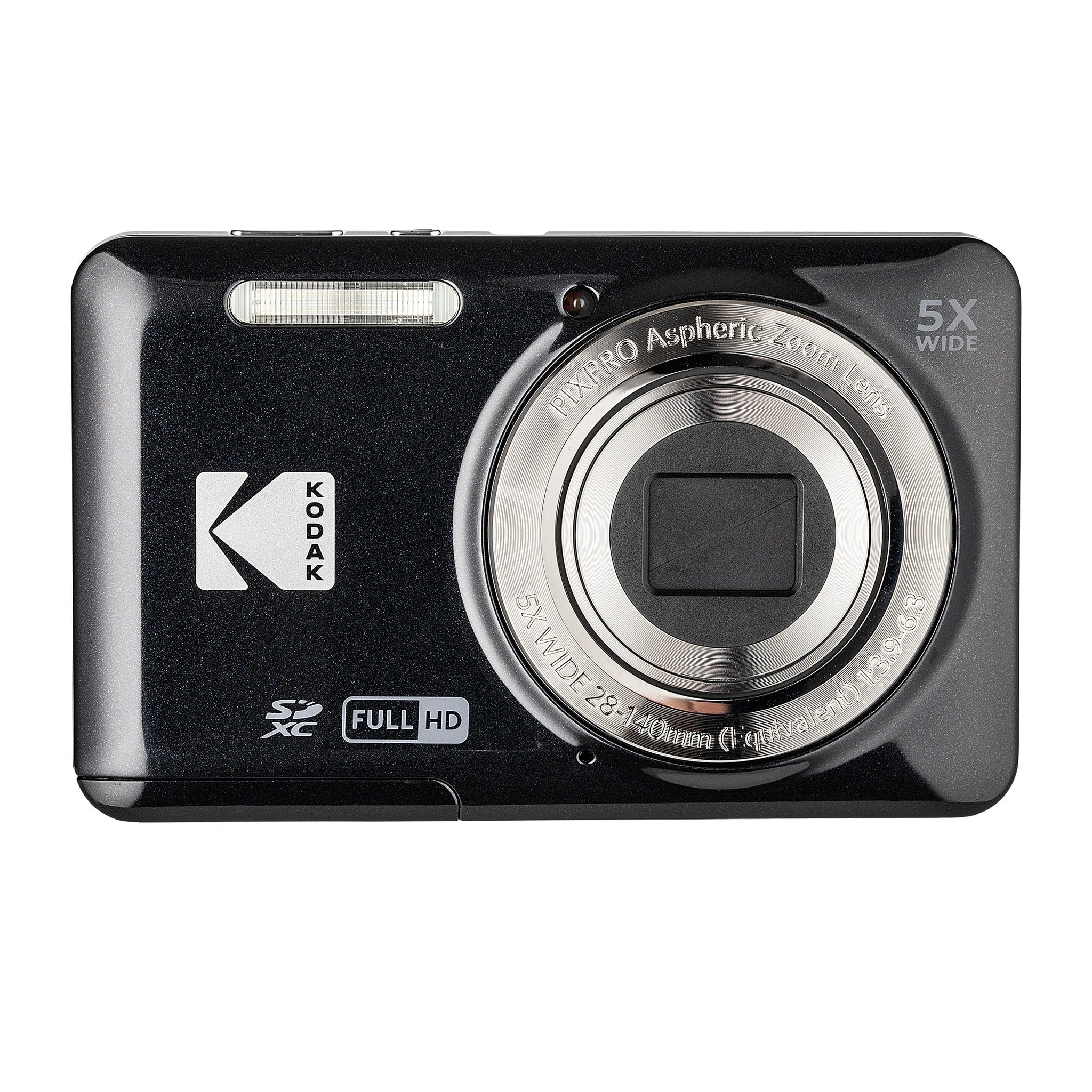 Kodak Pixpro FZ55 Digital Camera in Black FZ55BK Bundle with Accessories
