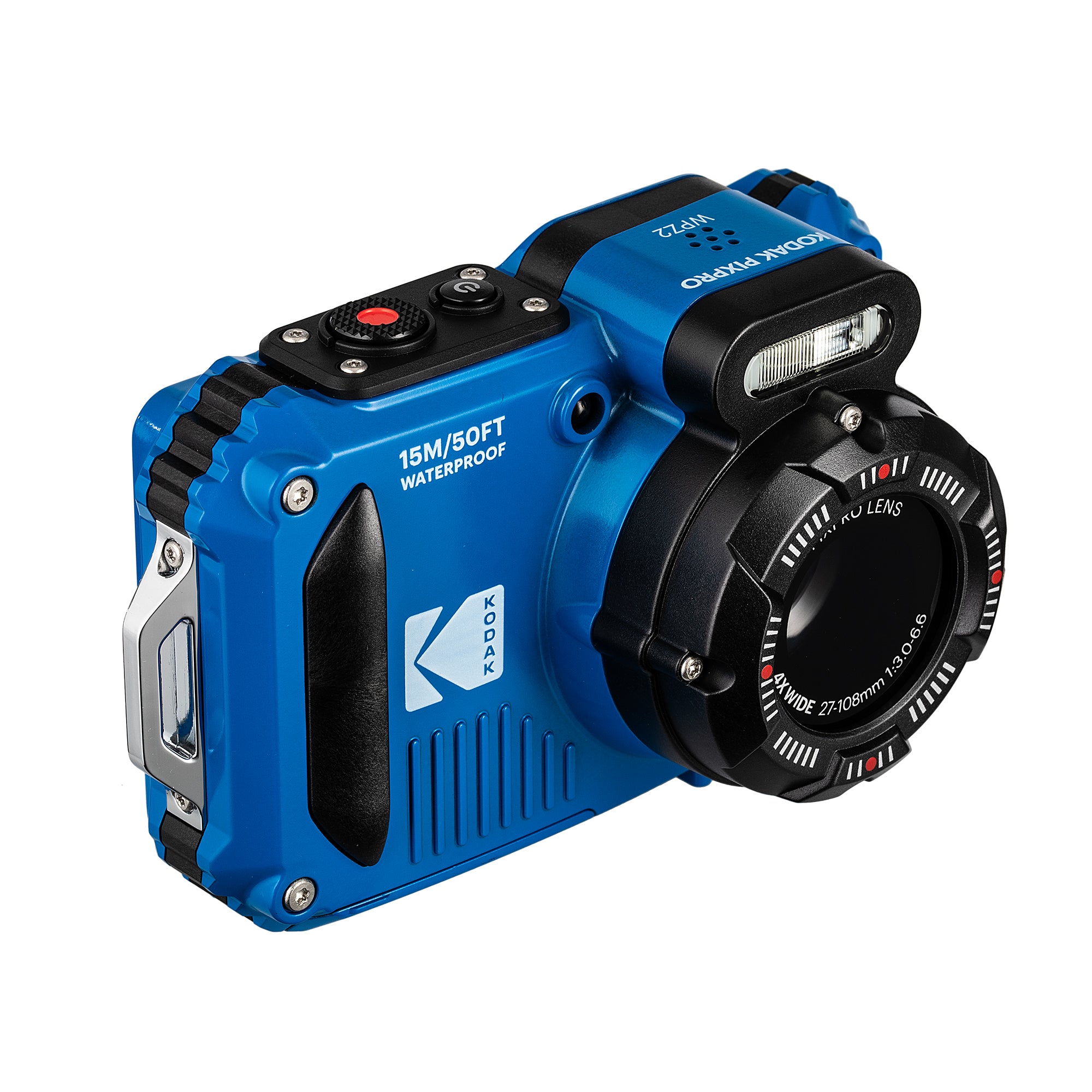 Kodak Pixpro WPZ2 Digital Camera in Blue WPZ2BL Bundle with Accessories