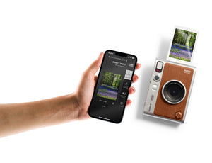 Fujifilm Instax Mini EVO Instant Camera - Brown