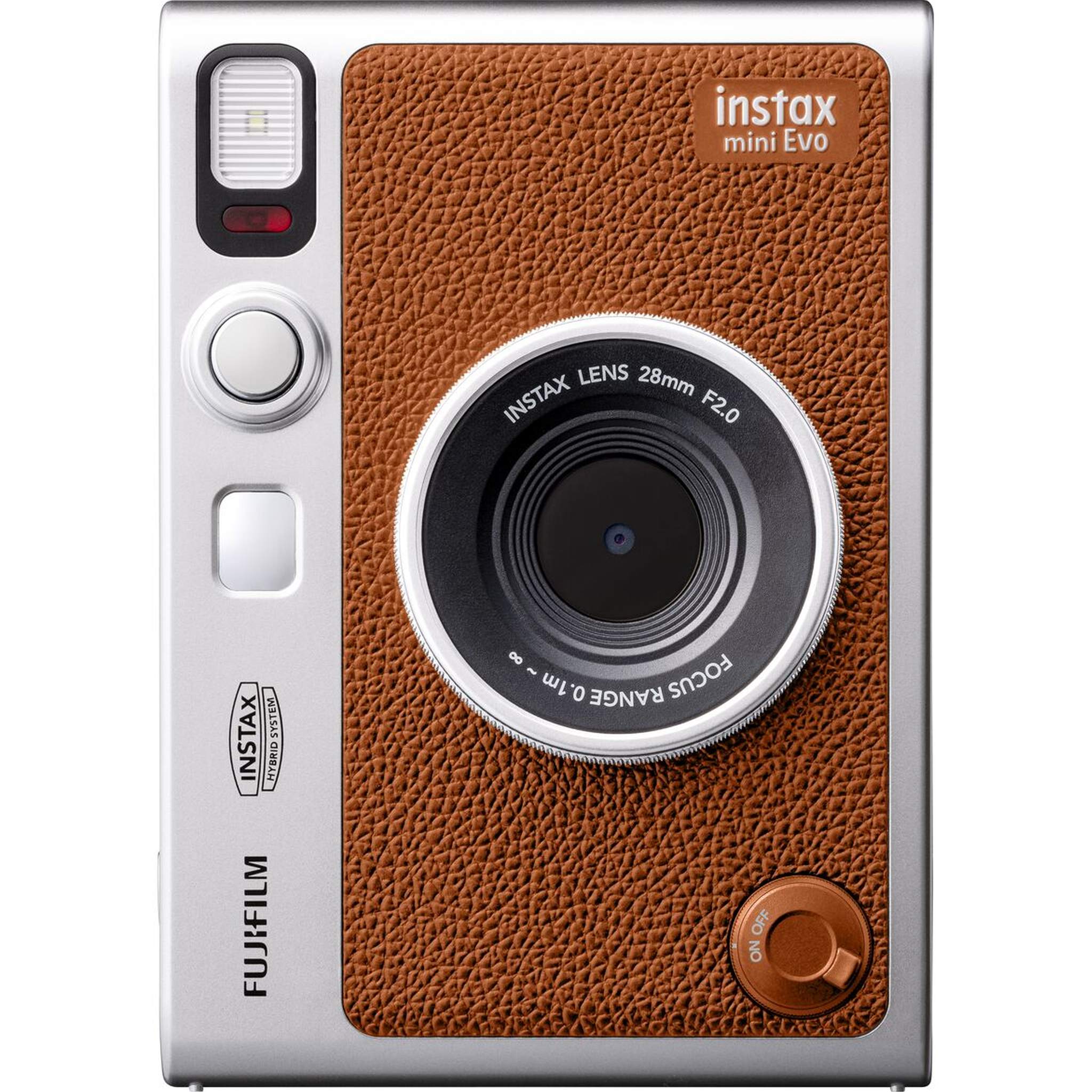 Fujifilm Instax Mini EVO Instant Camera - Brown Fujifilm