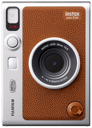 Fujifilm Instax Mini EVO Instant Camera - Brown