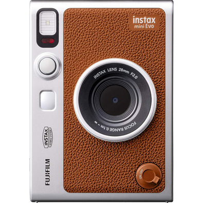 Fujifilm Instax Mini EVO Instant Camera - Brown