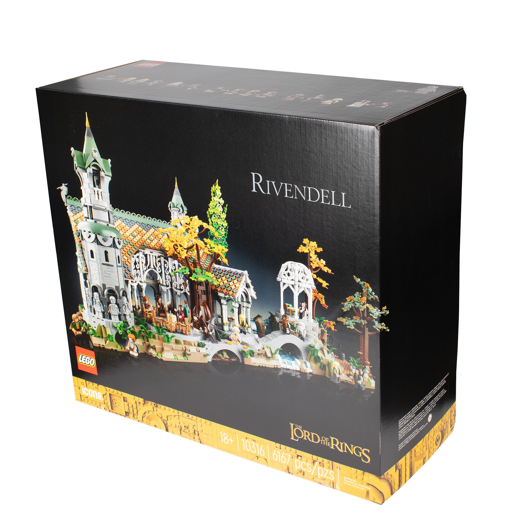 LEGO Icons The Lord of The Rings: Rivendell Building Set for Adults, Ages 18+ - LOTR Bedroom or Home Decor - Gift for Men & Women - 10316