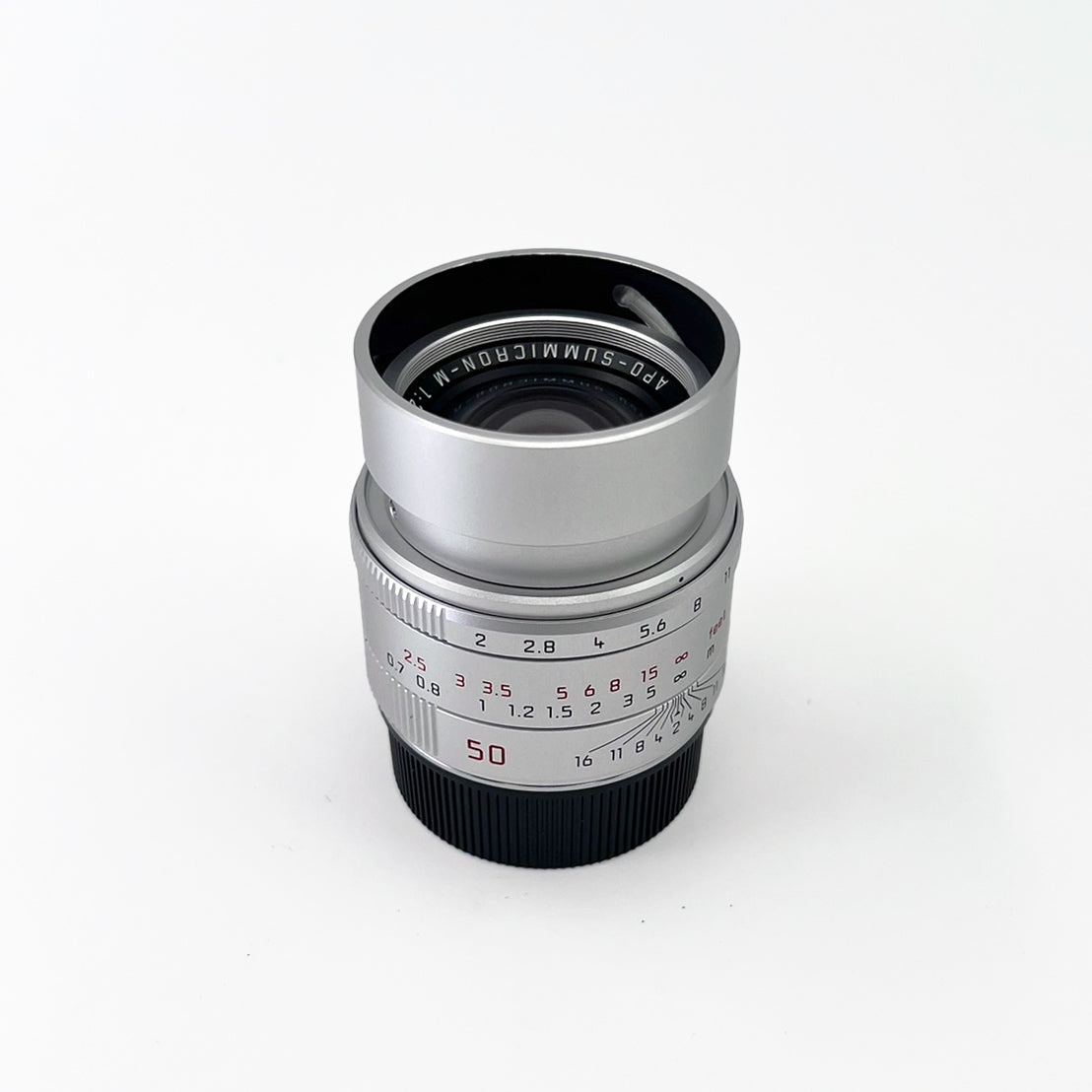 Leica APO-Summicron-M 50mm f/2 ASPH Lens Silver Anodized