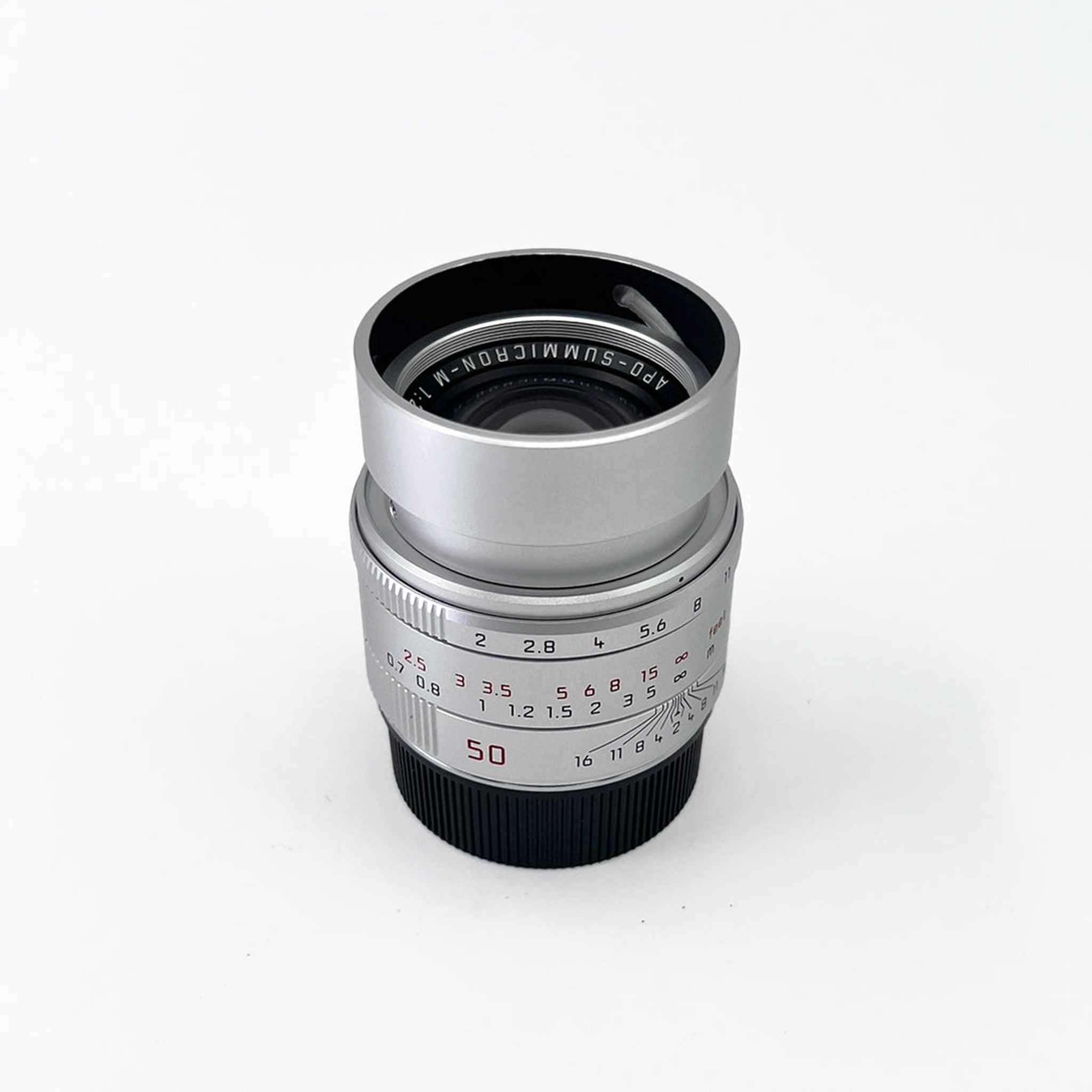 Leica APO-Summicron-M 50mm f/2 ASPH Lens Silver Anodized