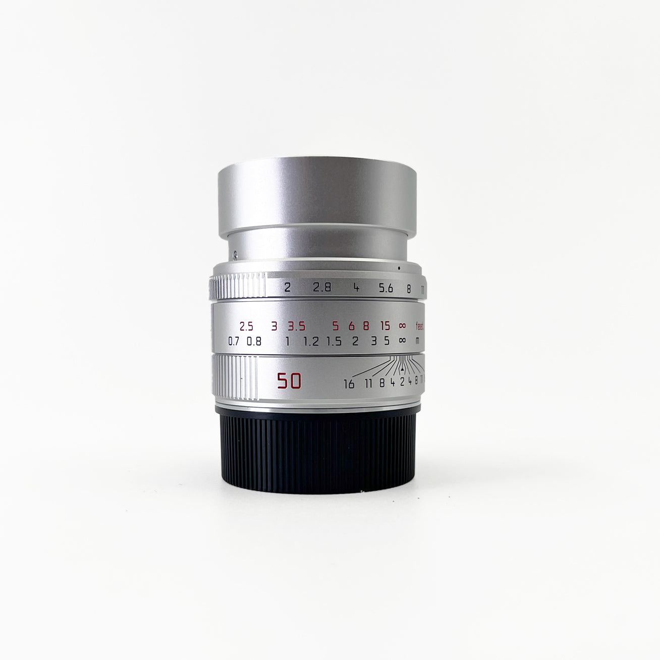 Leica APO-Summicron-M 50mm f/2 ASPH Lens Silver Anodized