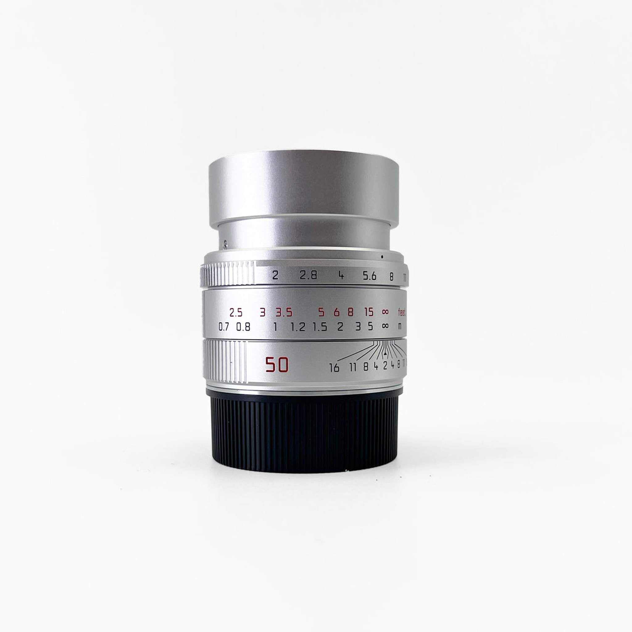 Leica APO-Summicron-M 50mm f/2 ASPH Lens Silver Anodized