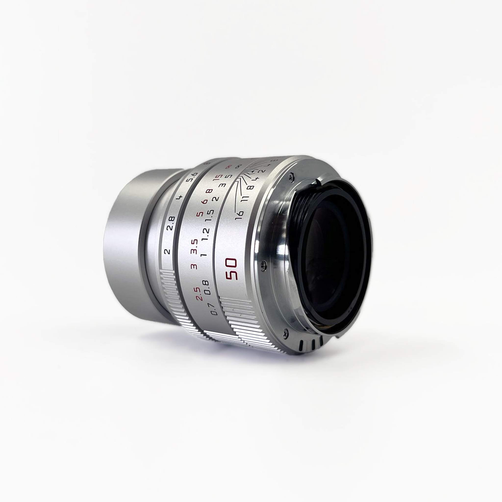 Leica APO-Summicron-M 50mm f/2 ASPH Lens Silver Anodized