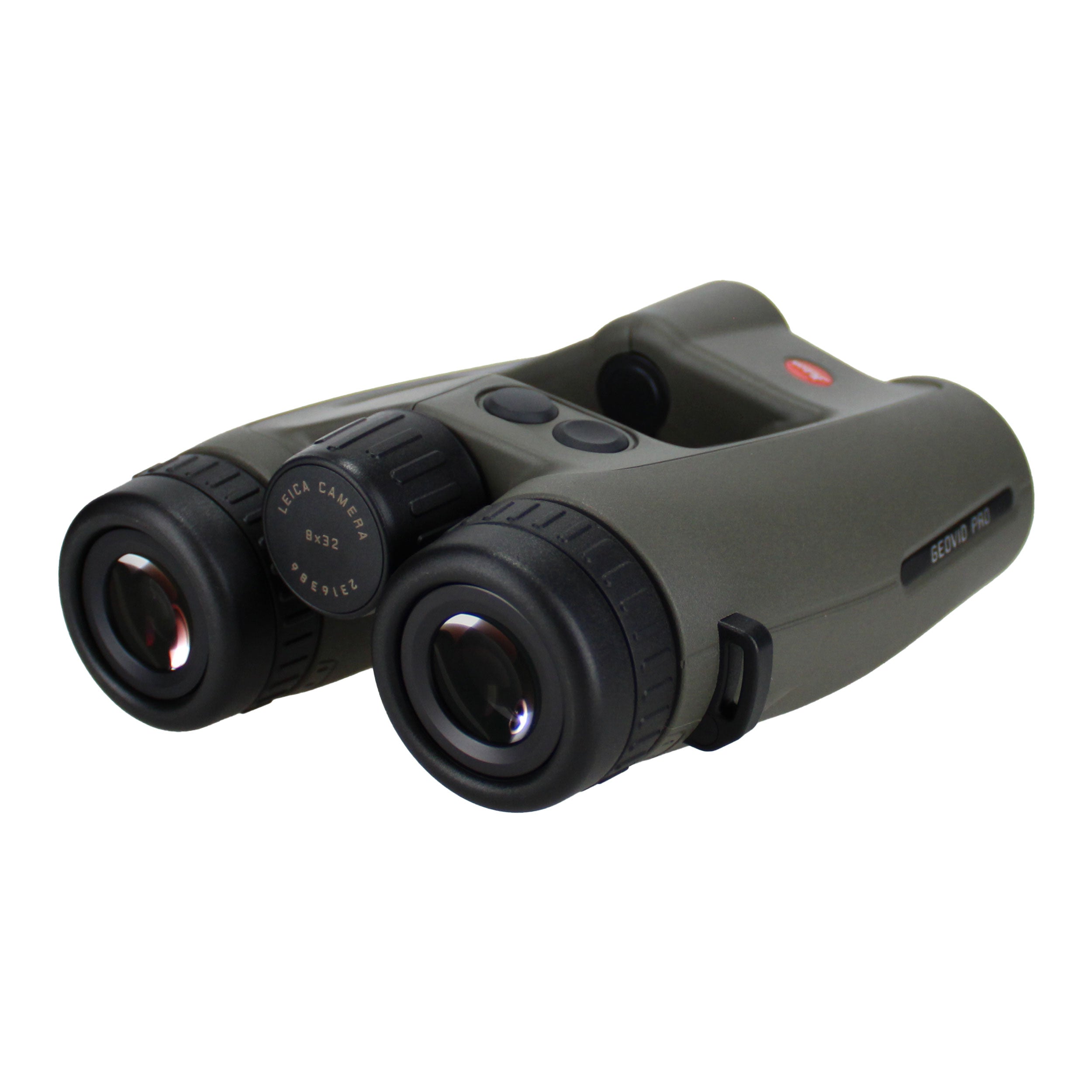 LEICA Geovid Pro 32 Rugged Compact Ergonomic Lightweight Weather-Proof Rangefinder Binoculars for Outdoor, Hunting, Bird Watching, Travel, Olive Green, 8x32