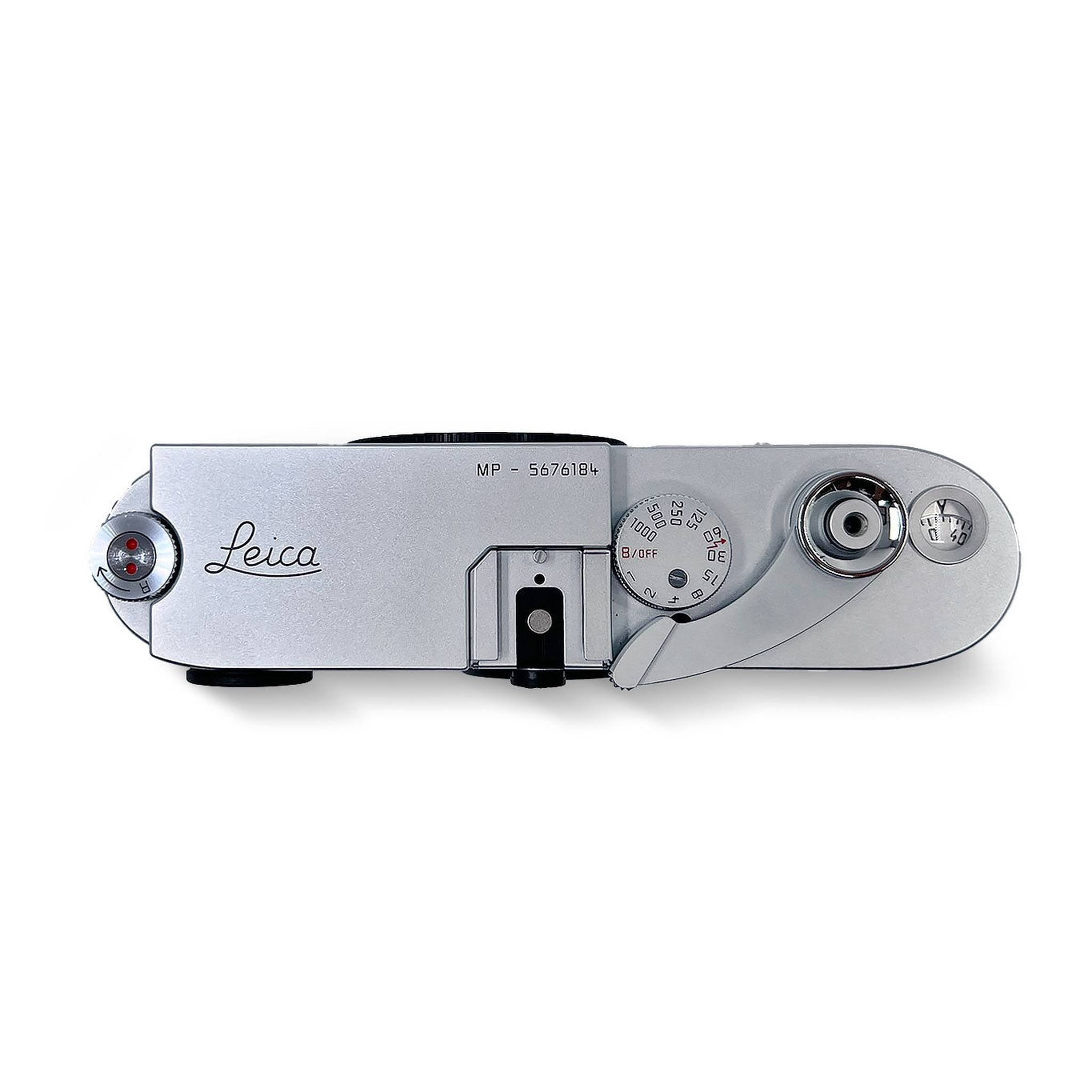 Leica MP 0.72 Silver Compact 35mm Rangefinder Camera Body with 0.72x Viewfinder Magnification Leica